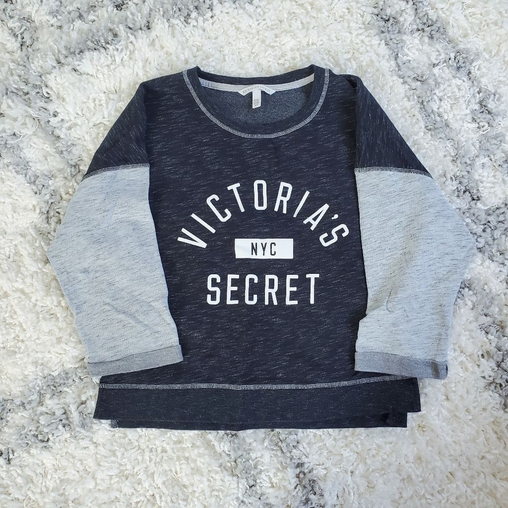 Victoria's Secret Cropped Crewneck  Sweatshirt Women's Size Small